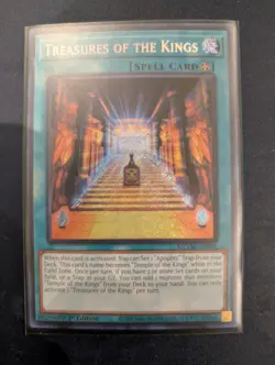 Yugioh Treasures of the Kings Maze of the Master MZTM Secret Rare - Image 1