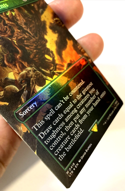 MTG Last March of the Ents *FOIL BORDERLESS* The Lord of the Rings 0418 NM - Image 2