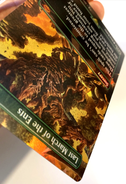 MTG Last March of the Ents *FOIL BORDERLESS* The Lord of the Rings 0418 NM - Image 5