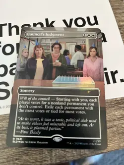 MTG Council's Judgment 7041 Dwight's Destiny Secret Lair The Office - Image 2