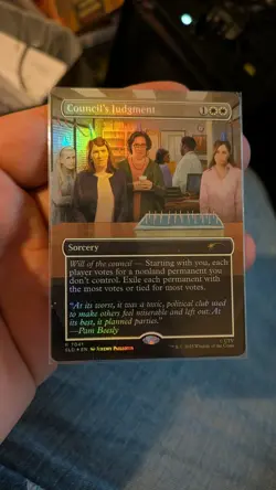 MTG Council's Judgment 7041 Dwight's Destiny Secret Lair The Office - Image 1