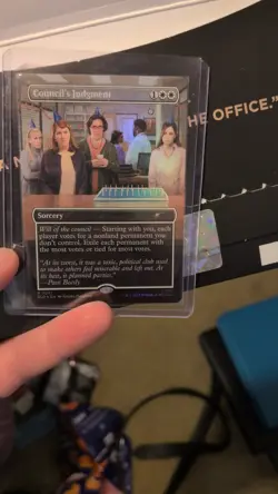 MTG Council's Judgment 7041 Dwight's Destiny Secret Lair The Office - Image 3