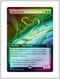 1x Ouroboroid, Extended Art Foil, Magic MTG NM - Image 1