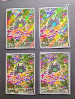 Pokemon TCG Shroodle Mega Evolution 149/132 Secret Rare LOT of 4 ⭐⭐ - Image 1