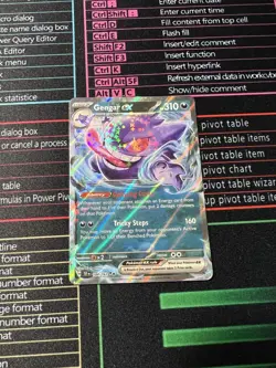 Pokemon TCG 2024 Gengar ex - 104/162 - Temporal Forces Holo - NM - Image 1
