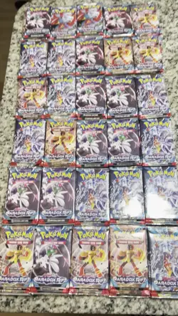50x Pokemon TCG SV Paradox Rift Booster Packs New Sealed - Image 2