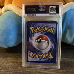 2000 Pokemon Base Set 2 Ninetales Holo Rare PSA 8 NM-Mint 13/130 - Image 2