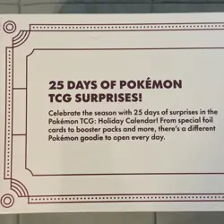 Pokemon TCG 2025 Holiday Advent Calendar Bundle Costco Exclusive Sealed New - Image 5