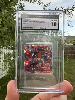 Garchomp CGC 10 Lotte 17 Pokemon Wafer Sticker Seal Japan POP 3 - Image 4