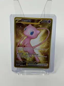 Mew ex 205/165 Scarlet & Violet 151 - Secret Rare Gold Holo - NM/Mint Pokemon TC - Image 1