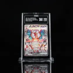 2023 Pokemon Japanese Ruler Of The Black Flame Charizard EX SAR 134 TAG 10 - Image 1