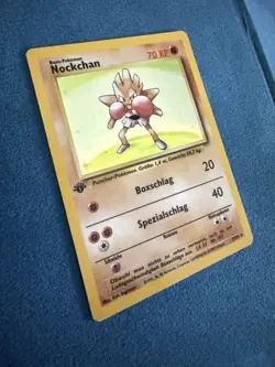 Pokemon Hitmonchan Nockchan Base Set 1st Edition German 7/102 Holo Rare Mint - Image 2