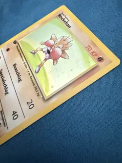Pokemon Hitmonchan Nockchan Base Set 1st Edition German 7/102 Holo Rare Mint - Image 4
