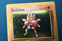 Pokemon Hitmonchan Nockchan Base Set 1st Edition German 7/102 Holo Rare Mint - Image 5