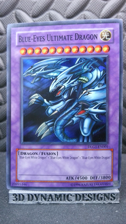 | Yugioh Blue-Eyes Ultimate Dragon DLG1-EN001 Super Rare Dark Legends LP/MP | - Image 1