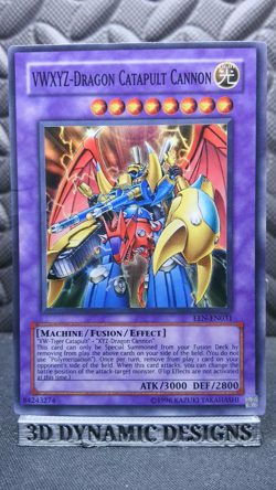 | Yugioh VWXYZ-Dragon Catapult Cannon EEN-EN031 Super Rare Elemental PL | - Image 1