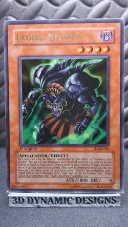 | Yugioh Exodia Necross DCR-020 1st Edition Ultra Rare Dark Crisis HP 🔥 | - Image 1