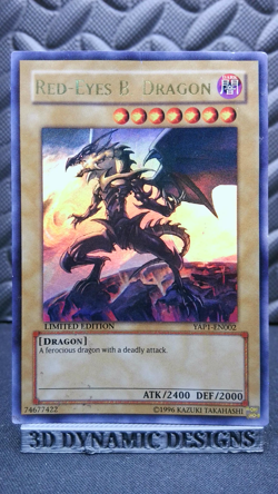 | Yugioh Red-Eyes B. Dragon YAP1-EN002 Ultra Rare Anniversary Pack DMG 🔥 | - Image 1