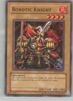 Yu-Gi-Oh LOD Robotic Knight #LOD-EN051 Common NM or Better Old School - Image 1