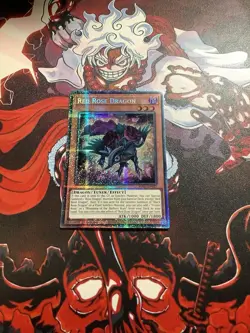 Yugioh! Red Rose Dragon, MP25-EN037, Starlight Rare, 1st Edition - Image 1