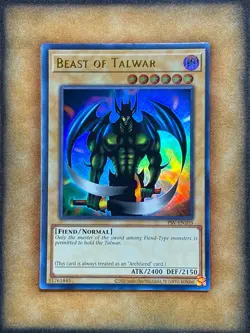 Yugioh Beast of Talwar PSV-EN103 Ultra Rare 25th Anniversary NM - Image 1