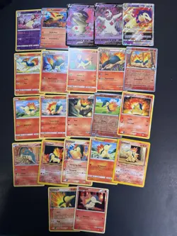 Pokemon Typhlosion Cyndaquil Quilava Card - 22 Cards Holo Lot Rare Vintage Vstar - Image 1