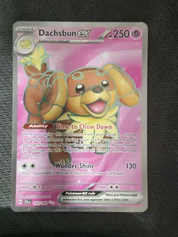 DACHSBUN EX - 160/142 - STELLAR CROWN - ULTRA RARE - POKEMON CARD - Image 1