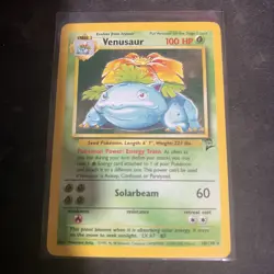 Pokemon TCG Venusaur Holo Rare Card 18/130 2000 Base Set 2 - Image 1