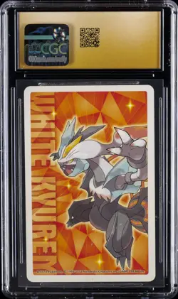 2012 POKEMON PLAYING CARDS JPN WHITE 2 DECK #7 OF SPADES BRAVIARY CGC 10 PERFECT - Image 2