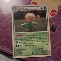 Sunflora 31/123 Card Pokemon Rare 2010 Heartgold & Soulsilver HGSS Non Holo LM - Image 1