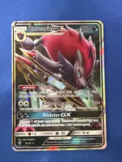 Pokemon TCG Zoroark GX Shining Legends Holo Ultra Rare Card 53/73 Near Mint - Image 1