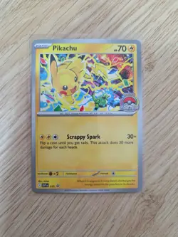 Pikachu Promo 2025 World Championships SVP EN 225 Pokemon Card Worlds - Image 1