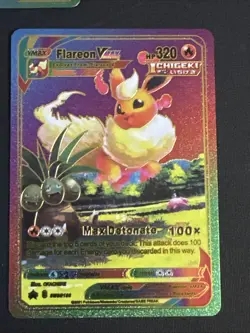 Pokemon TCG Card Fan Art lot of 3 bundle. Rainbow Flareon Jolteon Espeon Vmax GX - Image 2