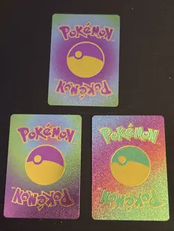 Pokemon TCG Card Fan Art lot of 3 bundle. Rainbow Flareon Jolteon Espeon Vmax GX - Image 5
