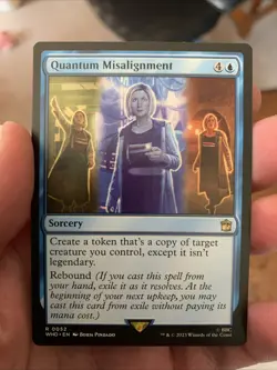 MTG Quantum Misalignment Card Who NM Condition Magic The Gathering Non-foil - Image 1