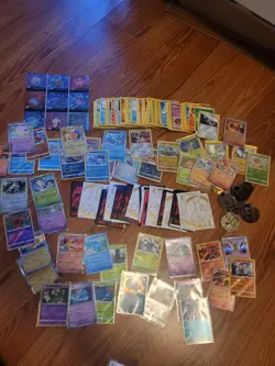 Pokemon Card Bulk Lot Foil Holo Plus Lenticular Uncut Card Rare READ Description - Image 1