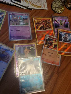 Pokemon Card Bulk Lot Foil Holo Plus Lenticular Uncut Card Rare READ Description - Image 2