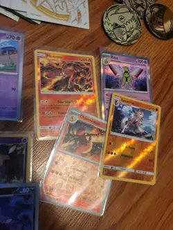 Pokemon Card Bulk Lot Foil Holo Plus Lenticular Uncut Card Rare READ Description - Image 3