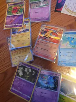 Pokemon Card Bulk Lot Foil Holo Plus Lenticular Uncut Card Rare READ Description - Image 5