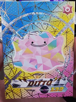 Ditto Cracked Ice Holo Blue Pokedex Card Limited Edition Flash Box Hit - Image 1