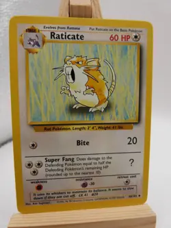 Pokemon Uncommon Card : Raticate 40/102 (Base Set) - Image 1
