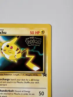 Pokemon TCG Pikachu First Movie Promo 1999 Card Black Star Promo - Image 3