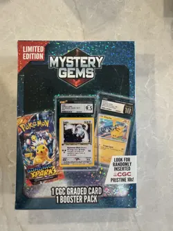 Pokemon Mystery Gems 1 CGC Graded Card & Booster Pack 2025 Limited Edition - Image 1