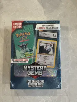 Pokemon Mystery Gems 1 CGC Graded Card & Booster Pack 2025 Limited Edition - Image 2