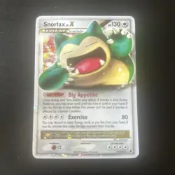 Snorlax LV. X 111/111 Rising Rivals Ultra Rare Holo Pokemon Card - Image 1