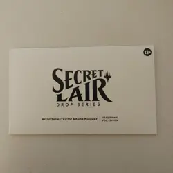 MTG Secret Lair Artist Series: Victor Adame Minguez Foil Factory Sealed - Image 1