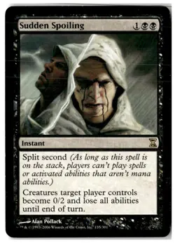 MTG Sudden Spoiling - Time Spiral Heavily Played English - Image 1