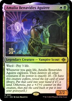 NM Promo Foil Amalia Benavides Aguirre, MTG, LCI, Magic the Gathering, 221 - Image 1