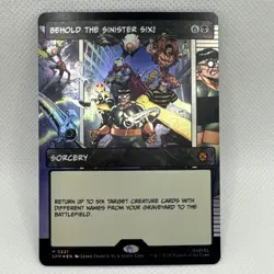 MTG - NM - Behold the Sinister Six! (Borderless) Marvel's Spider-Man Foil - Image 1