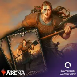 MTG Secret Lair International Women's Day.Arena Sleeves *In Hand* - Image 1